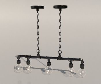 Industrial Style Long Chandelier-ID:669820074