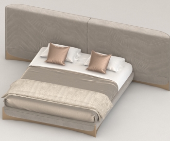 Modern Double Bed-ID:718875893