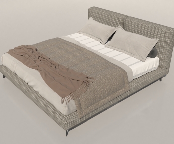 Modern Double Bed-ID:141235115