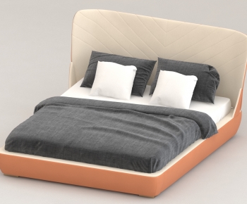 Modern Double Bed-ID:320839937