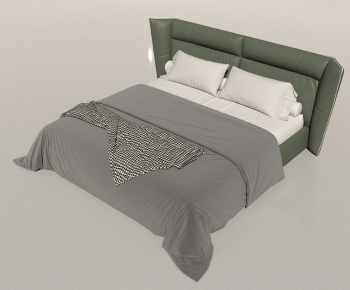 Modern Double Bed-ID:313110115