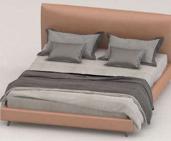 Modern Double Bed-ID:896939041