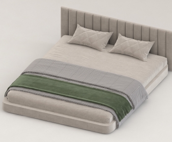 Modern Double Bed-ID:813250065