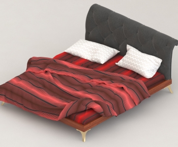 Modern Double Bed-ID:316447029