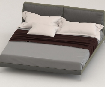 Modern Double Bed-ID:968521124