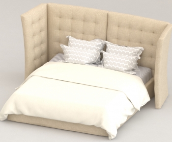 Modern Double Bed-ID:511197097