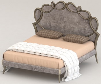 Modern Double Bed-ID:148678063