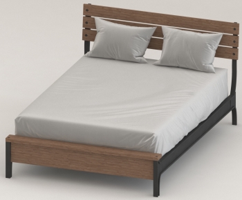 Modern Double Bed-ID:700217966