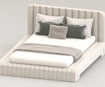 Modern Double Bed-ID:243716005