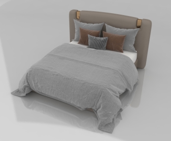 Modern Double Bed-ID:646711114