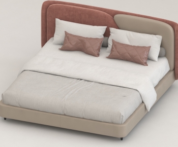 Modern Double Bed-ID:364896069