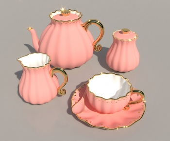 Simple European Style Tea Set-ID:958591946