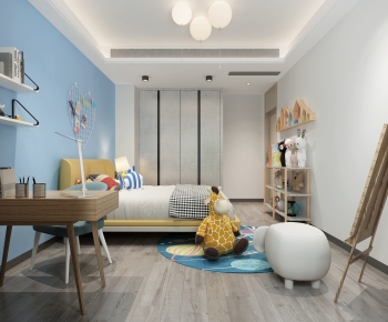 Nordic Style Boy's Room And Son's Room-ID:294379951