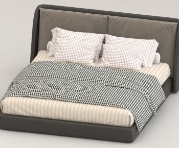 Modern Double Bed-ID:538932098