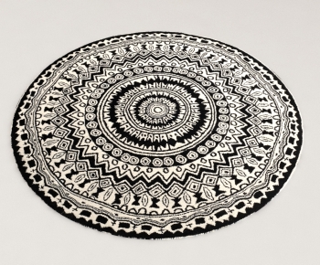 American Style Circular Carpet-ID:558885108