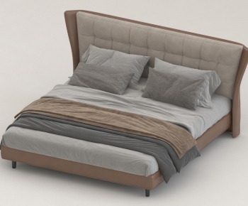 Modern Double Bed-ID:710388901