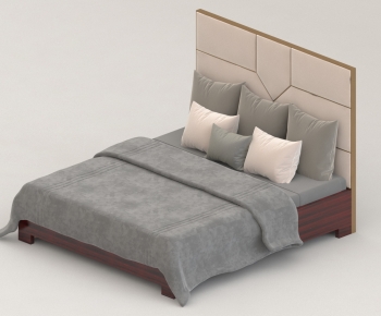 Modern Double Bed-ID:293128019