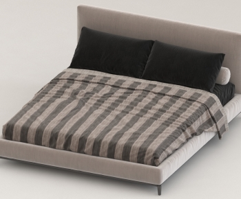 Modern Double Bed-ID:802136901