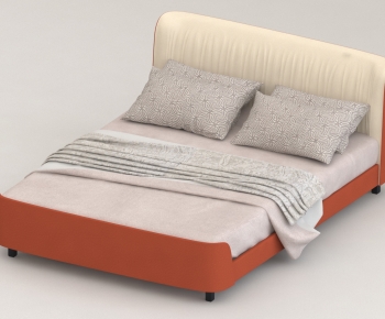 Modern Double Bed-ID:643410924