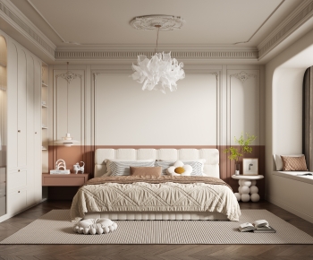 French Style Bedroom-ID:745641956