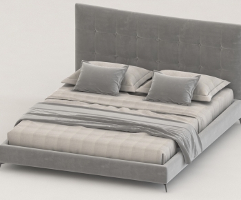 Modern Double Bed-ID:176377064