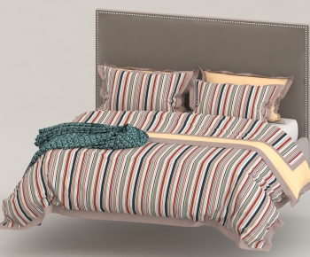 Modern Double Bed-ID:498431921