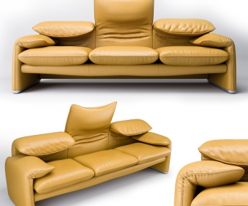 Modern Three-seat Sofa-ID:623347048