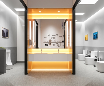 Modern Public Toilet-ID:564838894