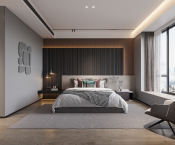 Modern Bedroom-ID:668640133