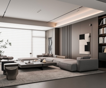 Modern A Living Room-ID:487709054