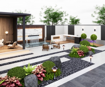 Modern Courtyard/landscape-ID:940598964