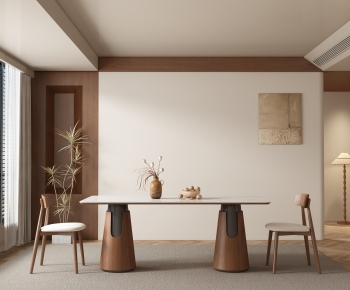 Wabi-sabi Style Dining Room-ID:397753009