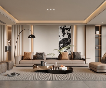 Modern A Living Room-ID:992770918