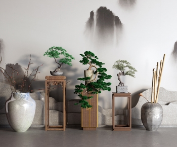 New Chinese Style Flower Shelf-ID:872960097