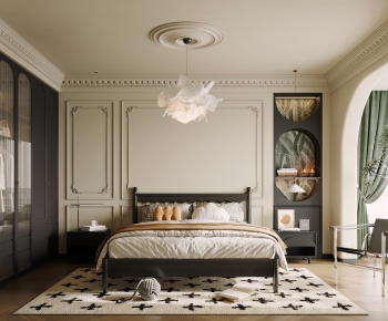 French Style Bedroom-ID:723874096