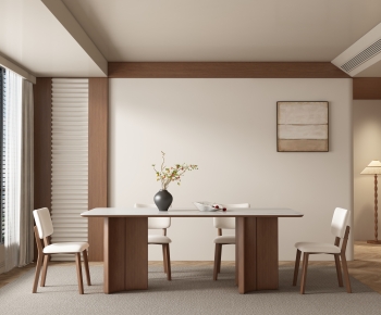 Wabi-sabi Style Dining Room-ID:811470995