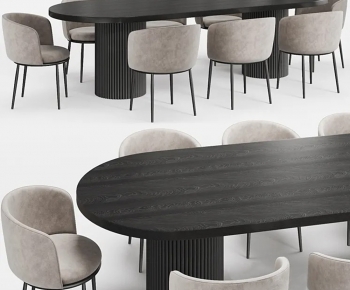 Modern Dining Table And Chairs-ID:302867894