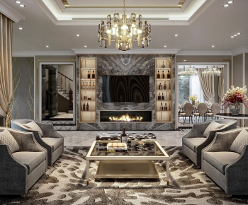 European Style A Living Room-ID:112209364