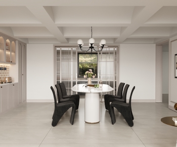 American Style Dining Room-ID:610274081