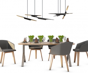 Nordic Style Dining Table And Chairs-ID:186207069