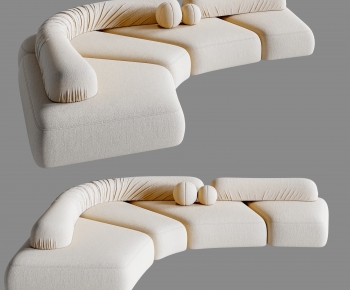 Modern Curved Sofa-ID:738360938