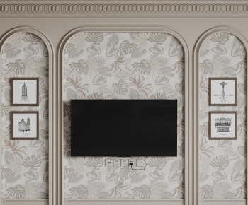 French Style TV Wall-ID:701749318