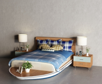 Mediterranean Style Child's Bed-ID:730303056