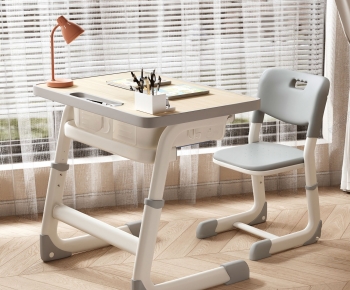 Modern Computer Desk And Chair-ID:979121929