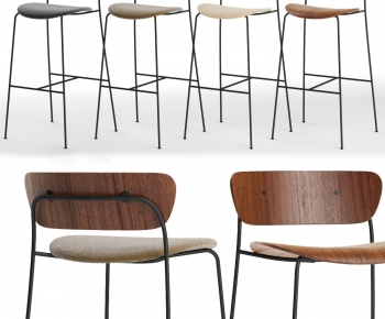 Nordic Style Bar Chair-ID:766632086