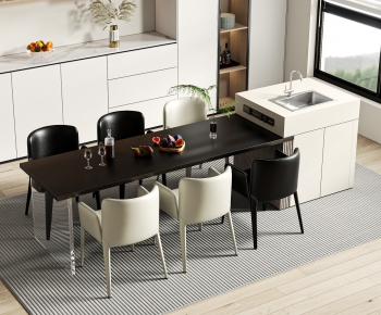 Modern Dining Table And Chairs-ID:257814888