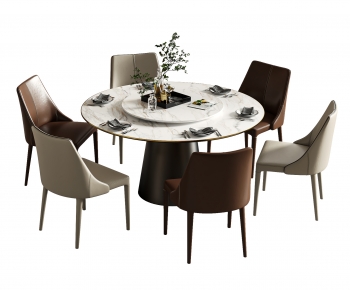 Modern Dining Table And Chairs-ID:812946084