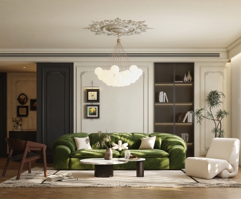 French Style A Living Room-ID:970949891