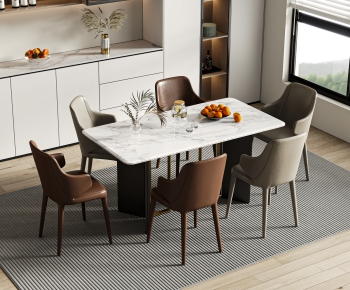 Modern Dining Table And Chairs-ID:218470109