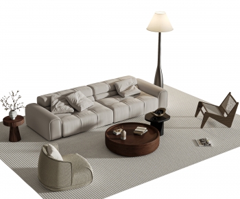 Wabi-sabi Style Sofa Combination-ID:778796916